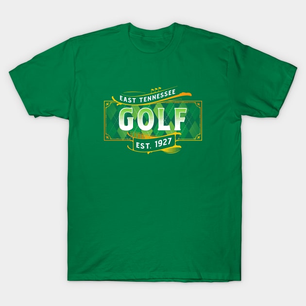 East TN Golf T-Shirt by Keith Harris